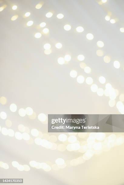 blurred abstract background with lights. christmas. new year. - generic holiday stock pictures, royalty-free photos & images