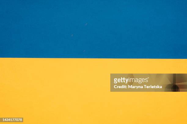ukrainian flag . symbol of ukraine. - renegades v stars stock pictures, royalty-free photos & images