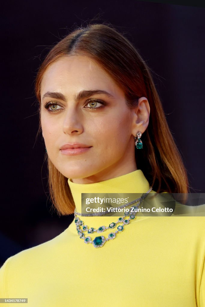 Miriam Leone attends the red carpet for "War - La Guerra Desiderata