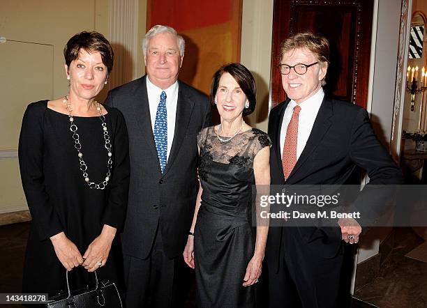 Sibylle Szaggars, US Ambassador Louis Susman, Margie Susman and Robert Redford attend as Robert Redford launches the inaugural Sundance London Film...