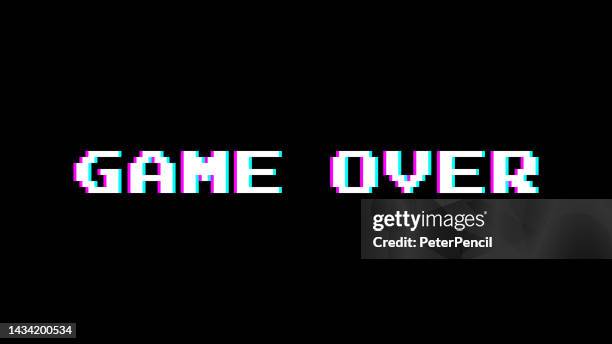 106 Game Over High Res Illustrations - Getty Images