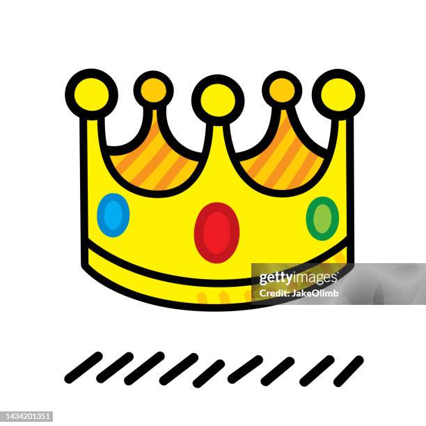 crown doodle 6 - throne vector stock illustrations