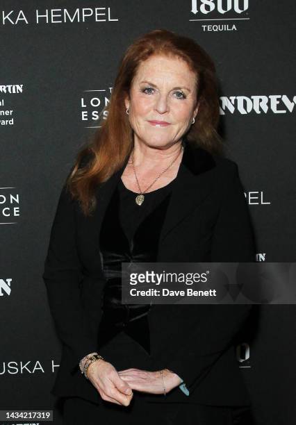 Sarah Ferguson, Duchess of York attends The Andrew Martin Design Awards at The V&A on October 17, 2022 in London, England.