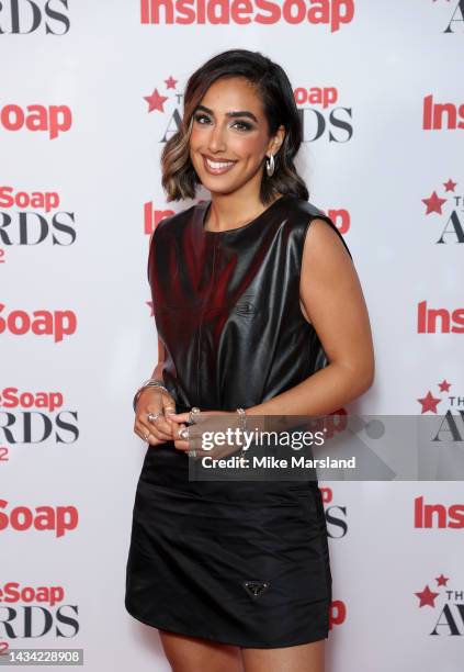 Gurlaine K-Garcha attends The Inside Soap Awards 2022 on October 17, 2022 in London, England.