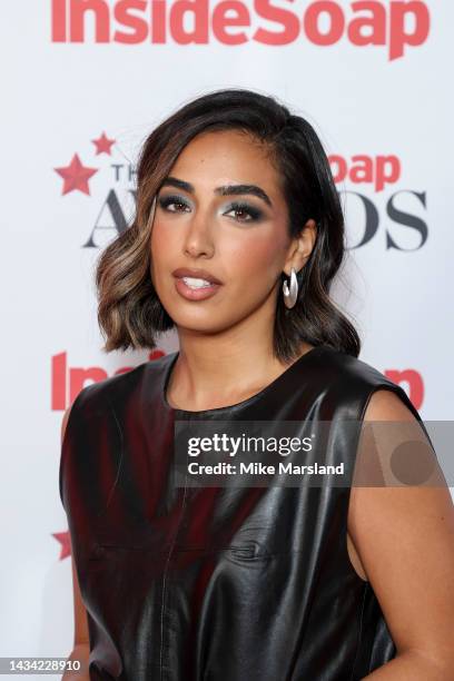 Gurlaine K-Garcha attends The Inside Soap Awards 2022 on October 17, 2022 in London, England.