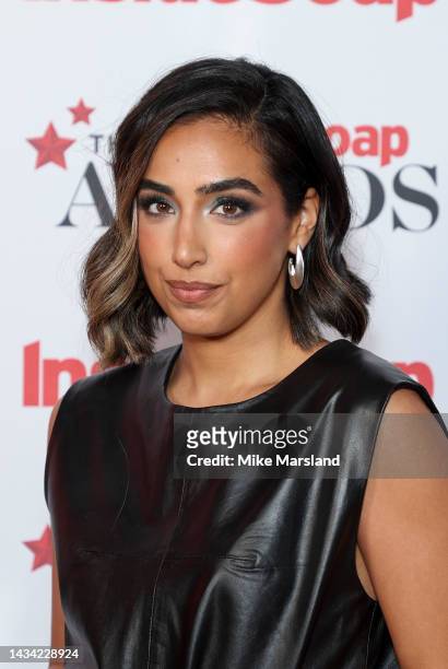 Gurlaine K-Garcha attends The Inside Soap Awards 2022 on October 17, 2022 in London, England.