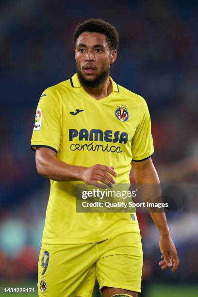 Arnaut Danjuma of Villarreal CF looks on during the LaLiga Santander match between Villarreal CF and CA Osasuna at Estadio Ciutat de Valencia on...