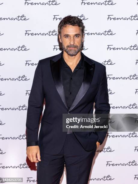 Raoul Bova attends the Fremantle Photocall as part of the MIPCOM 2022 on October 17, 2022 in Cannes, France.