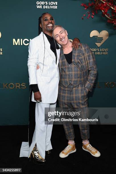 Billy Porter and Alan Cumming attend God's Love We Deliver 16th Annual Golden Heart Awards at The Glasshouse on October 17, 2022 in New York City.