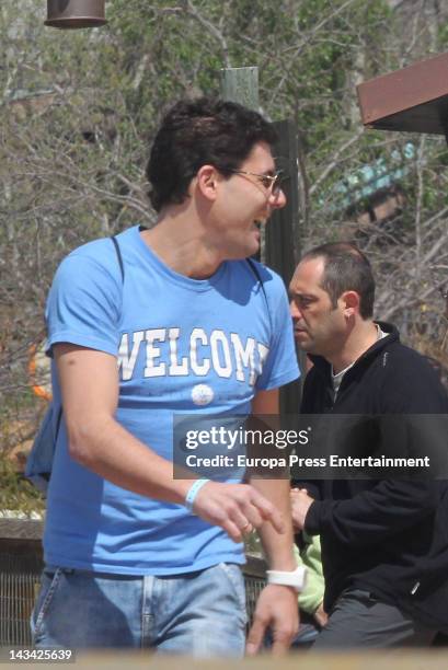 Fran Alvarez is seen at Port Aventura on April 7, 2012 in Tarragona, Spain.