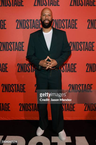 Common attends the 2022 Second Stage Fall Gala at 583 Park Avenue on October 17, 2022 in New York City.