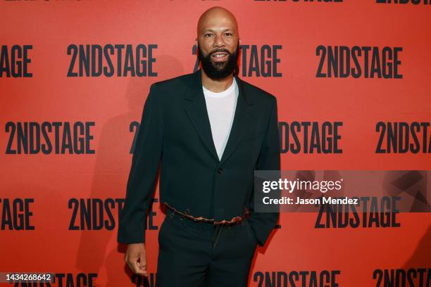 Common attends the 2022 Second Stage Fall Gala at 583 Park Avenue on October 17, 2022 in New York City.