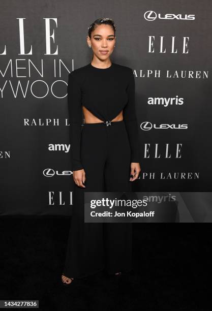 Alexandra Shipp attends the 29th Annual ELLE Women in Hollywood Celebration on October 17, 2022 in Los Angeles, California.