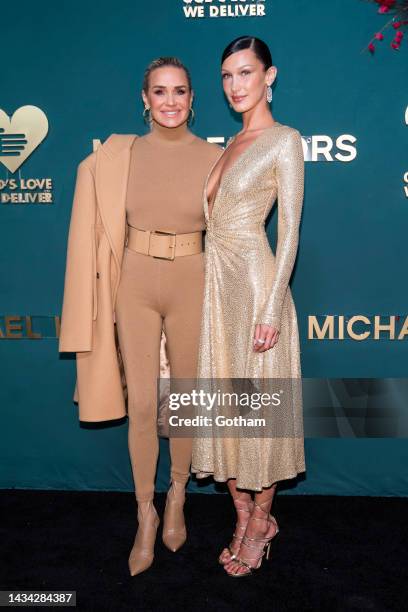 Yolanda Hadid and Bella Hadid attend God's Love We Deliver 16th Annual Golden Heart Awards at The Glasshouse on October 17, 2022 in New York City.