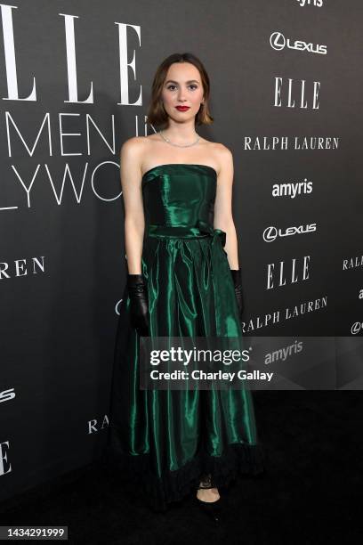 Maude Apatow attends ELLE's 29th Annual Women in Hollywood celebration presented by Ralph Lauren, Amyris and Lexus at Getty Center on October 17,...