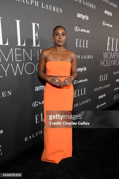 Honoree Issa Rae attends ELLE's 29th Annual Women in Hollywood celebration presented by Ralph Lauren, Amyris and Lexus at Getty Center on October 17,...