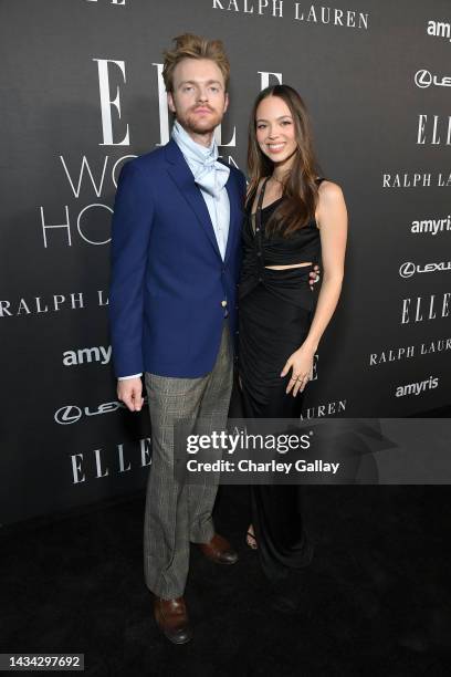 And Claudia Sulewski attend ELLE's 29th Annual Women in Hollywood celebration presented by Ralph Lauren, Amyris and Lexus at Getty Center on October...