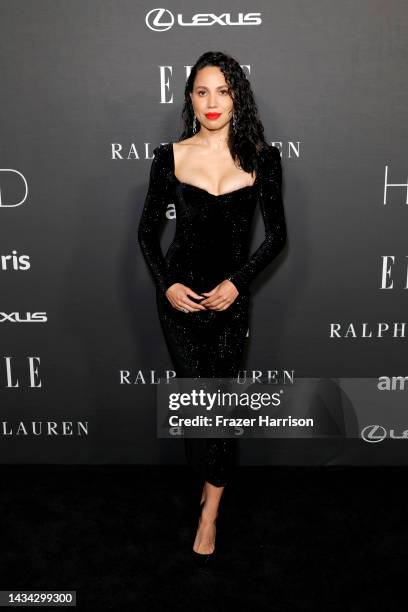 Jurnee Smollett attends ELLE's 29th Annual Women in Hollywood celebration presented by Ralph Lauren, Amyris and Lexus at Getty Center on October 17,...