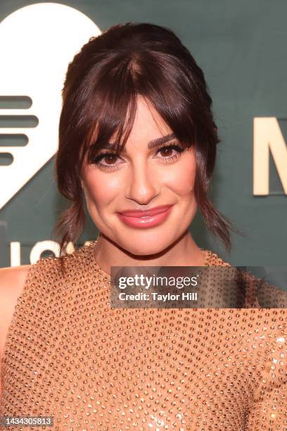 Lea Michele attends the 16th annual God's Love We Deliver Golden Heart Awards at The Glasshouse on October 17, 2022 in New York City.