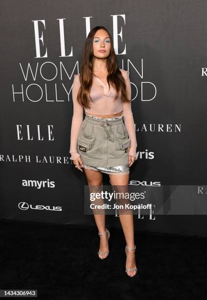 Maddie Ziegler attends the 29th Annual ELLE Women in Hollywood Celebration on October 17, 2022 in Los Angeles, California.