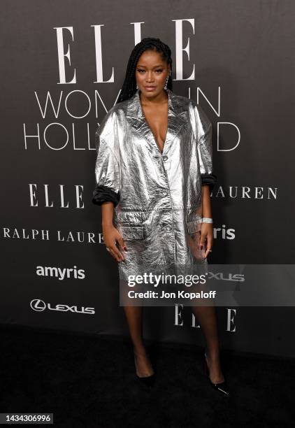 Keke Palmer attends the 29th Annual ELLE Women in Hollywood Celebration on October 17, 2022 in Los Angeles, California.