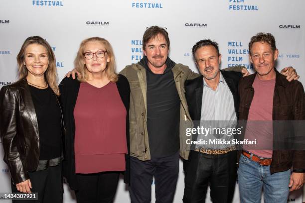 Kathryn Erbe, Cathy Moriarty, Patrick McGaw, David Arquette and Brad Hunt arrive at 25th Anniversary screening Of Finn Taylor's "Dream With The...