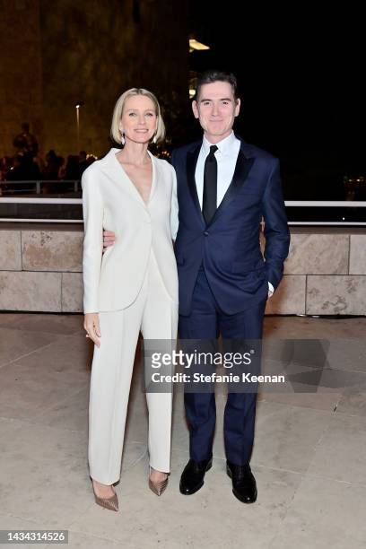 Naomi Watts and Billy Crudup attend ELLE's 29th Annual Women in Hollywood celebration presented by Ralph Lauren, Amyris and Lexus at Getty Center on...