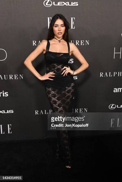 Madison Beer attends the 29th Annual ELLE Women in Hollywood Celebration on October 17, 2022 in Los Angeles, California.