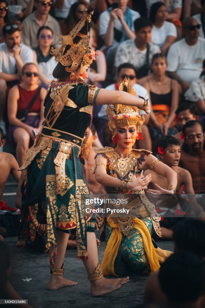 Kecak Fire Dance at Uluwatu Temple, Bali, Indonesia