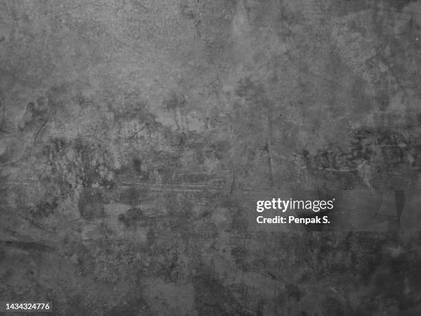 dark grey cement wall finish rough polished surface texture concrete material abstract background, stone floor construction architecture, for paper greeting card - betonwand stock-fotos und bilder