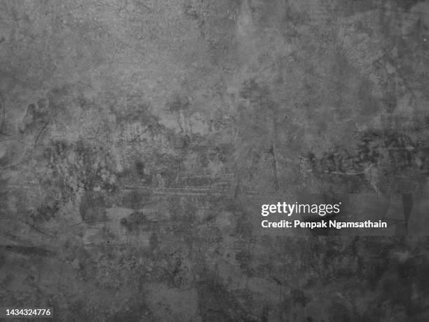 dark grey cement wall finish rough polished surface texture concrete material abstract background, stone floor construction architecture, for paper greeting card - parete di cemento foto e immagini stock