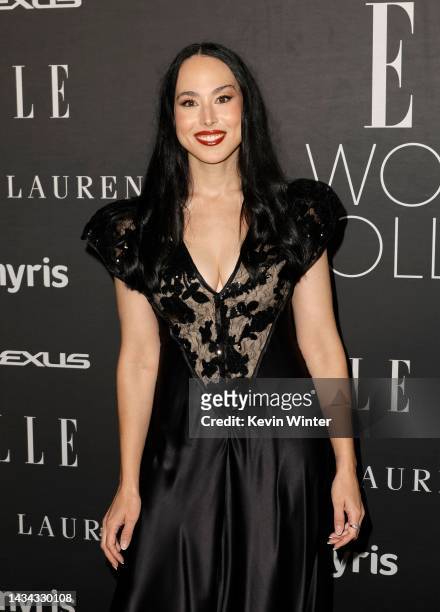 Meena Harris attends the 29th Annual ELLE Women in Hollywood Celebration on October 17, 2022 in Los Angeles, California.