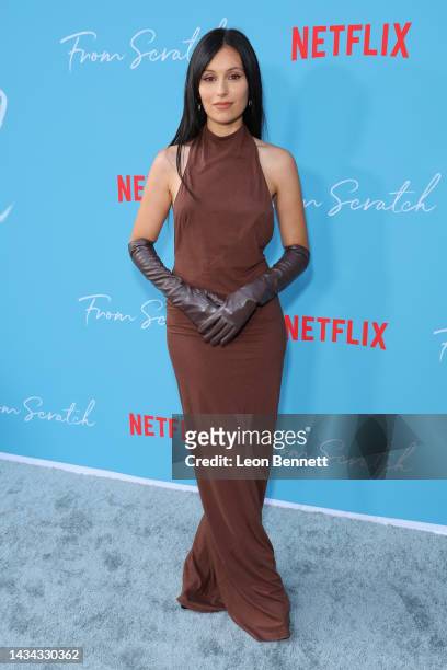 Marta Pozzan attends Netflix's "From Scratch" Special Screening at Netflix Tudum Theater on October 17, 2022 in Los Angeles, California.
