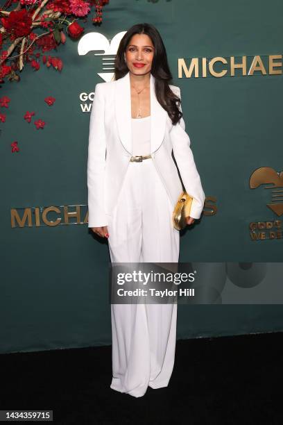 Freida Pinto attends the 16th annual God's Love We Deliver Golden Heart Awards at The Glasshouse on October 17, 2022 in New York City.