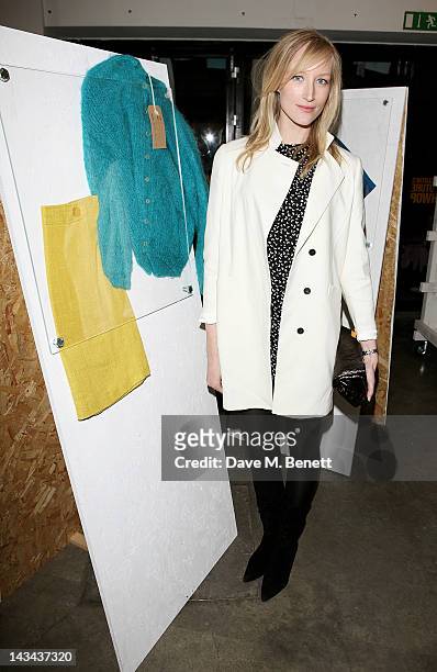 Jade Parfitt attends the launch of M&S Shwopping at the Shwop Lab on April 26, 2012 in London, England.