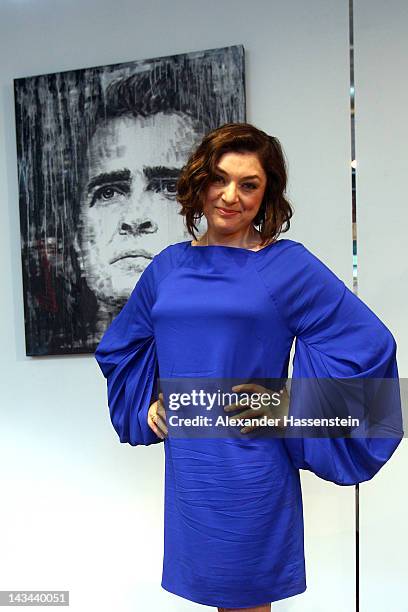 Nahid Shahalimi attends the 'German Soccer For Life' Exhibition at Schrannenhalle on April 26, 2012 in Munich, Germany.