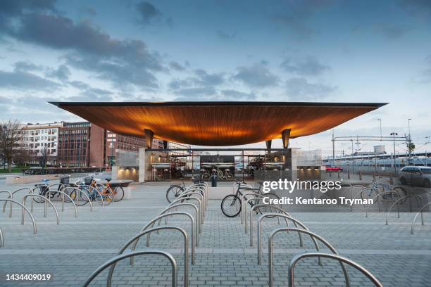 an entrance to a train station - helsingborg if stock pictures, royalty-free photos & images