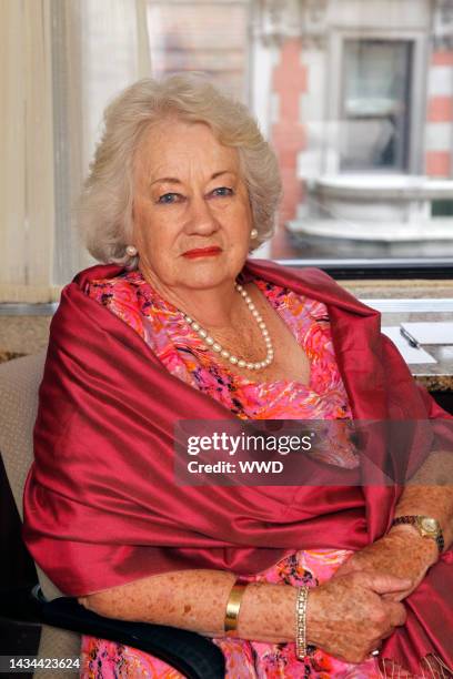 Kenyan elephant conservationist Dame Daphne Sheldrick.