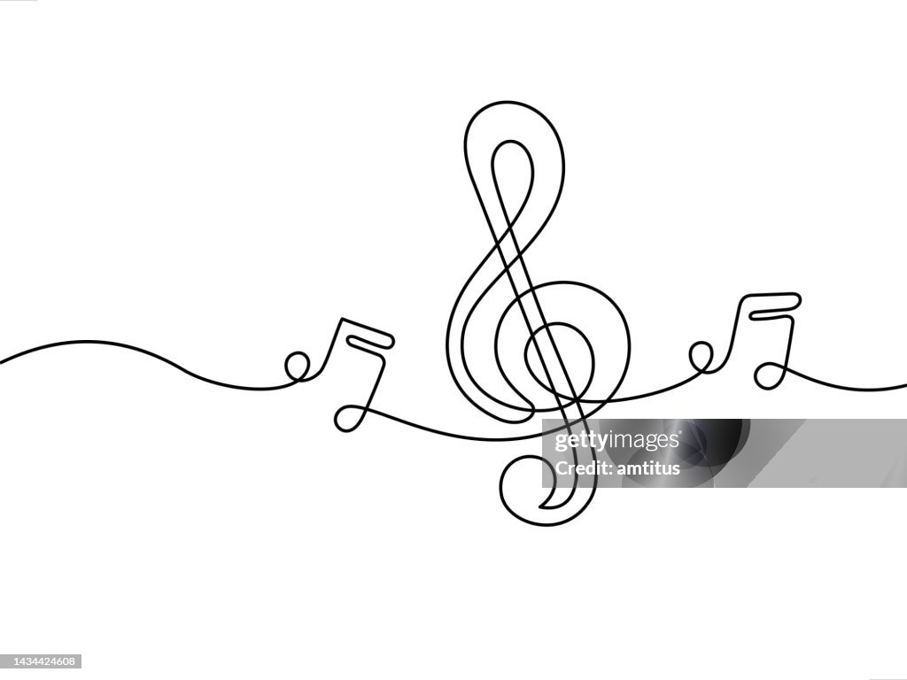 Music line art