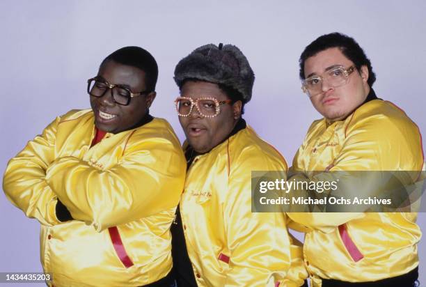 Fat Boy Randy Hip hop trio The Fat Boys posing, 1985. They are Damon 'Kool... News ...