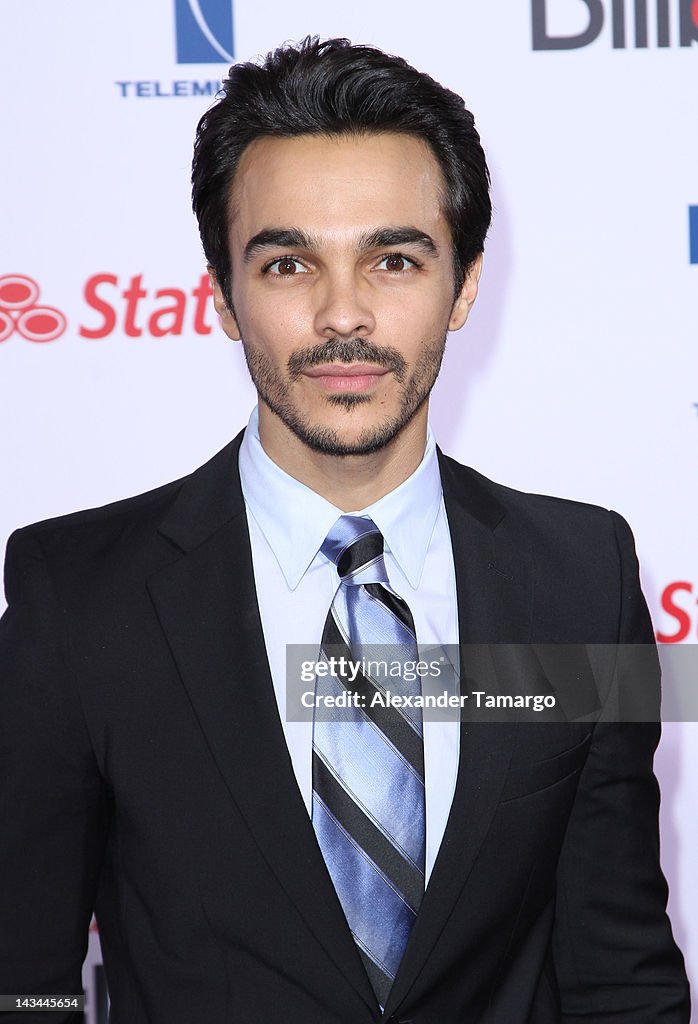 Sharlim Raysor Shalim Ortiz arrives at Billboard Latin Music Awards 2012 at Bank ...