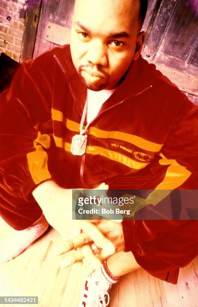 American rapper Raekwon, of the rap group Wu-Tang Clan, poses for a portrait in New York, New York in April 1997.