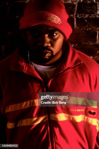 American rapper Raekwon, of the rap group Wu-Tang Clan, poses for a portrait in New York, New York in April 1997.