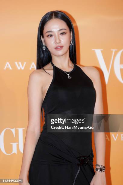 Former member of girl group After School, Juyeon aka Lee Ju-Yeon attends the 'BULGARI' Aurora Awards on October 18, 2022 in Seoul, South Korea.