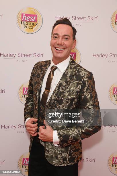 Craig Revel Horwood attends the Best Heroes Awards 2022 on October 18, 2022 in London, England.