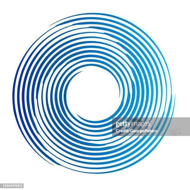 spiral vortex icon - whirlpool stock illustrations