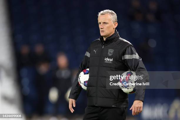 Richard Beale, Professional Phase Development Coach of West Bromwich Albion looks on prior to the Sky Bet Championship between West Bromwich Albion...