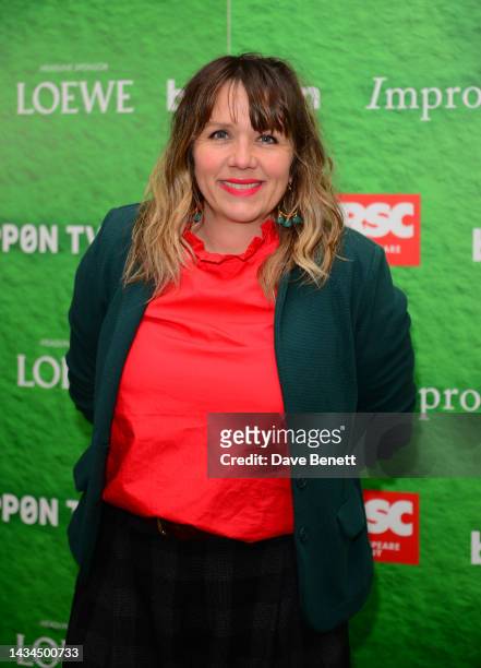 Kerry Godliman attends the Global Stage Premiere of "My Neighbor Totoro" at The Barbican on October 18, 2022 in London, England.
