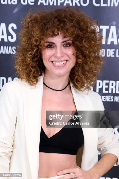 Cayetana Cabezas attends the "Las Cartas Perdidas" premiere at the Paz cinema on October 18, 2022 in Madrid, Spain.