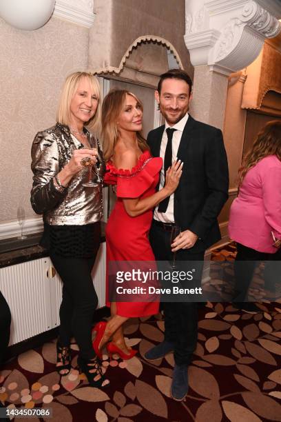 Carol McGiffin, Lizzie Cundy and Mark Cassidy attend the Best Heroes Awards 2022 on October 18, 2022 in London, England.